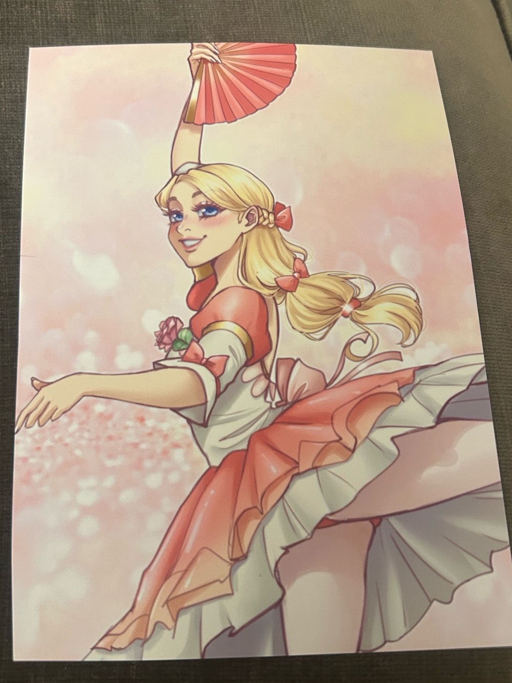 Barbie 12 dancing princesses Genevieve art print